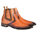 Vestigium Ostrich Chelsea Boots Faded Cognac - Faded Cognac