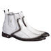 Vestigium Ostrich Leg Chelsea Boots Faded White - Faded White