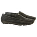 Vestigium Ostrich Leg Driving Loafers Black - Black Ostrich Leg men's driving loafer