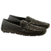 Vestigium Ostrich Driving Loafers Black - Black Ostrich men's driving loafer