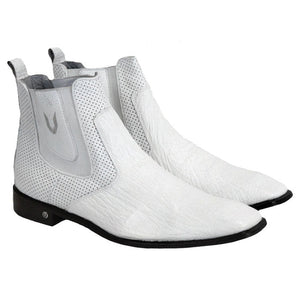 Vestigium Shark Chelsea Boots White - White