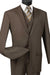 Vinci 2-Button Brown Vested Suit: Classy Menswear for Any Occasion - USA Men's Outlet