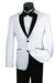 Vinci Collection Men's Slim Fit 2-Button White Peak Shawl Tuxedo - USA Men's Outlet