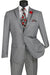 Vinci Grey Vested Tuxedo - A Classy Wedding Trim - Elegant Mensattire