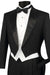 Vinci Men's Classic Wedding Tail Tuxedo in Black - USA Men's Outlet