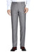 "Vinci Men's Light Grey Wool Feel Slim Fit Dress Pants" - USA Men's Outlet