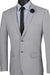 Vinci Men's Ultra Slim Grey Stretch Suit - USA Men's Outlet