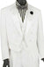 Vinci Men's White Wedding Tuxedo w/Classic Vested Tail - USA Men's Outlet