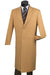 Vinci Men's Wool & Cashmere Overcoat in Camel - Classy Refinement - USA Men's Outlet