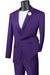 "Vinci Modern Fit Purple Suit: 2-Button Menswear Basics" - USA Men's Outlet