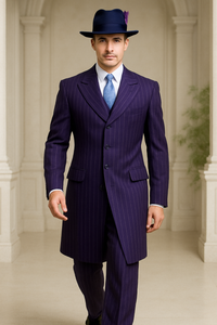 Purple Zoot Suit - 1920s Suit - Gangster Long Suit