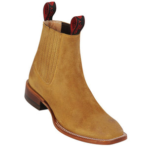 Men's Quincy Boots Ankle Boots Vintage Tan Square Toe - Tan