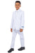 "White Perry Ellis Vested Boy's Wedding Suit: Exquisite Elegance for Boys." - USA Men's Outlet