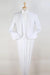 White Royal Diamond One Button Modern Fit Shawl Vested Tuxedo - USA Men's Outlet