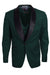 Elegant Hunter Green Tuxedo for Prom and Wedding: Stacy Adams' Refined One-Button Shawl Lapel Masterpiece