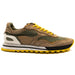 Zelli Raya Suede Calfskin Perforated Sneakers in Moss and Taupe