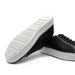 Zelli Vento Woven Calfskin & Crocodile Embossed Sneakers in Black